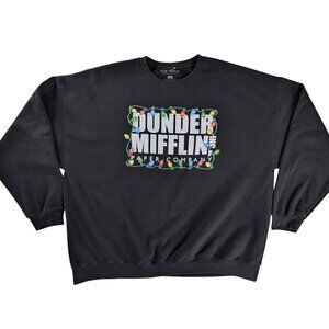 Dunder Mifflin Christmas Lights The Office Holiday Sweatshirt Christmas Sweater